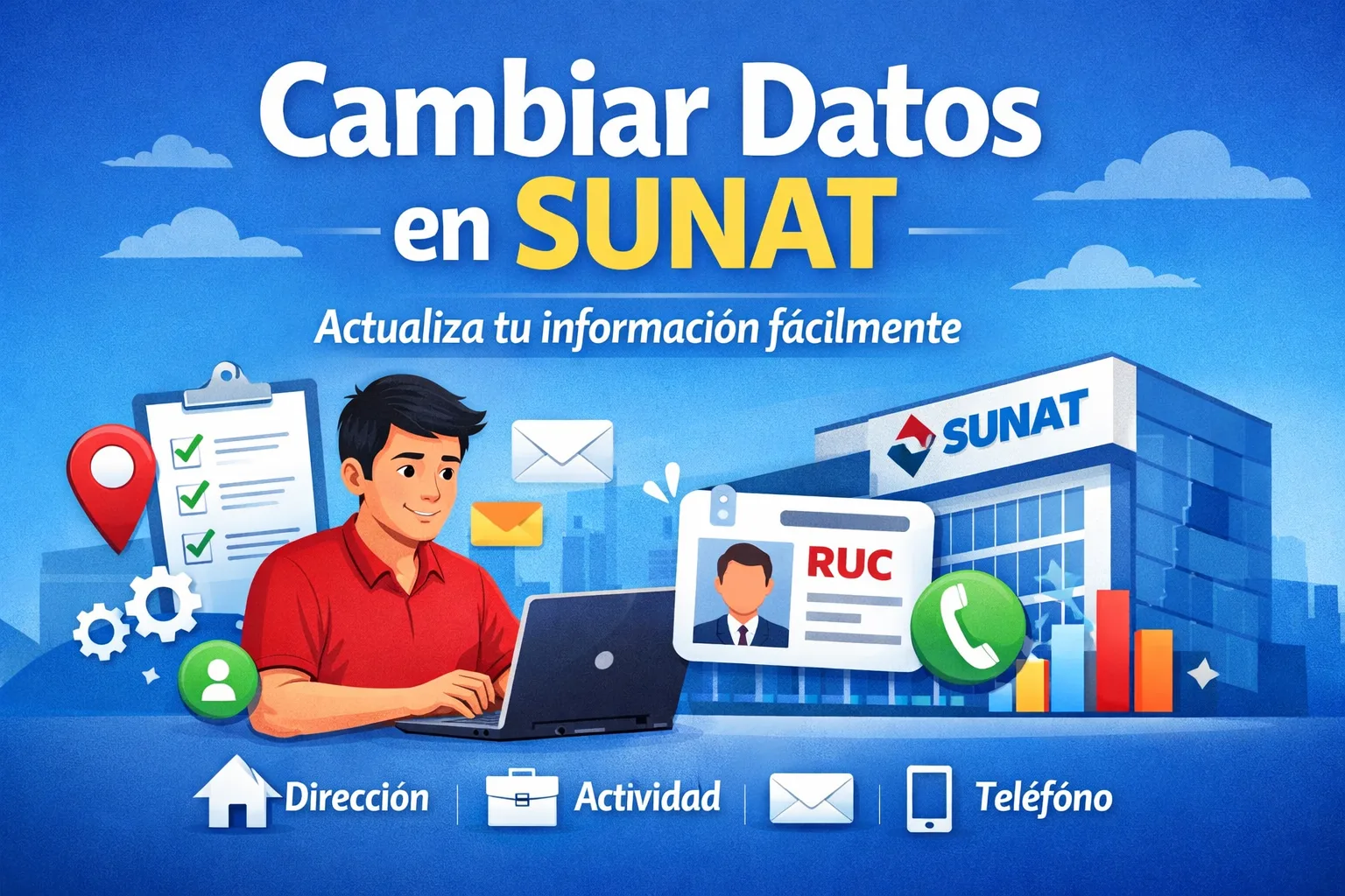Cambiar datos en SUNAT Perú