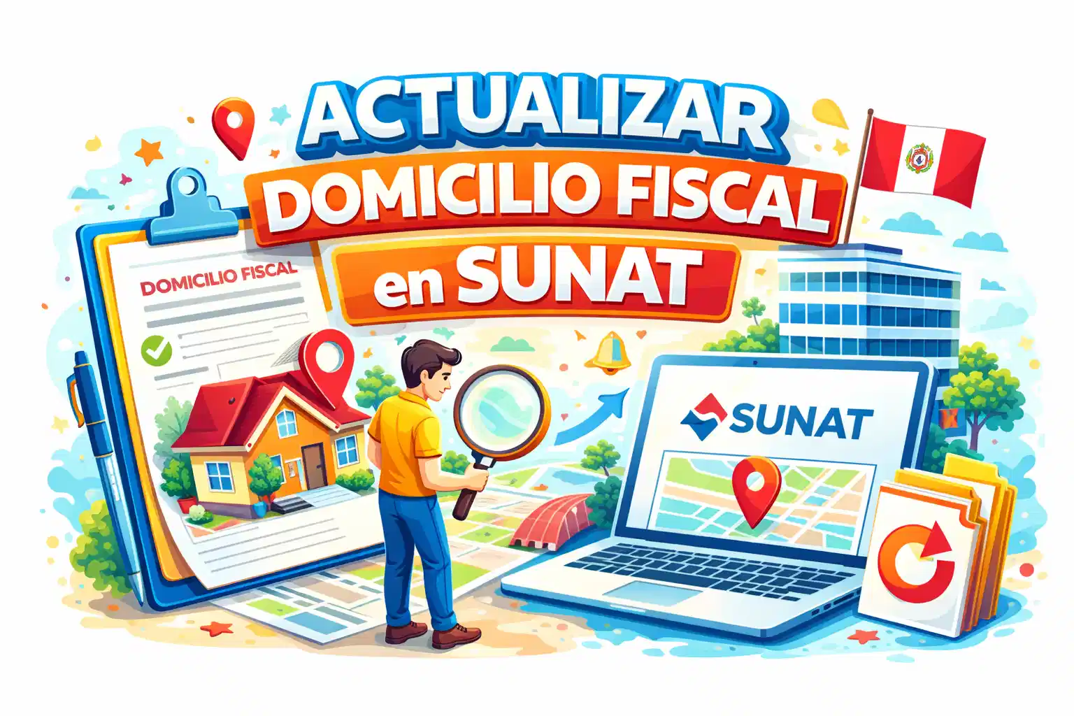 Actualizar domicilio fiscal SUNAT
