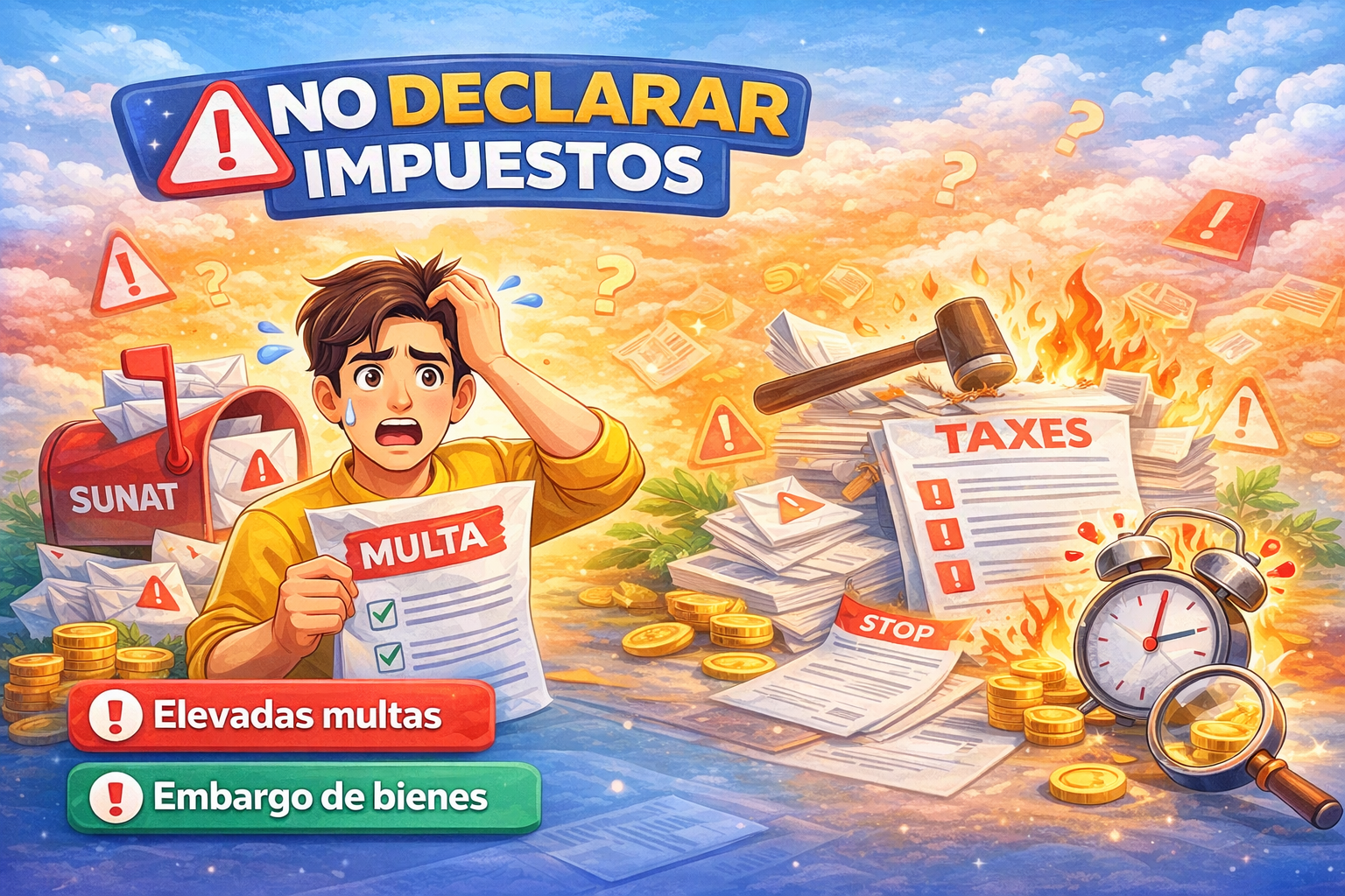 Consecuencias de no declarar impuestos en Perú